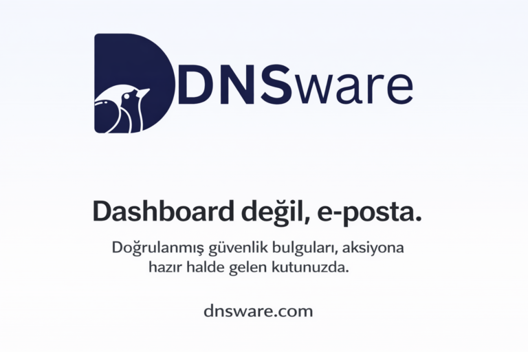 Dashboard açmadan güvenlik mümkün mü?